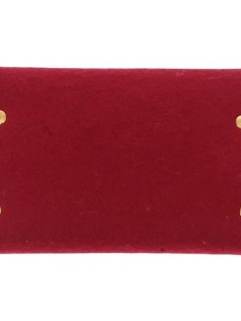 HERMES Clutch Bag Cotton Leather 2 Set Red Blue Auth bs32605 - Picture 2 of 16